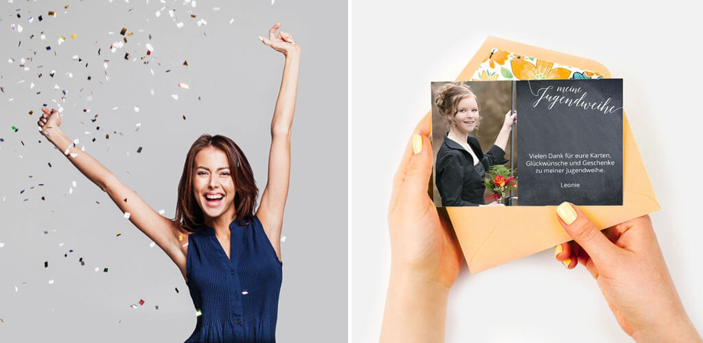 Dankeskarten Jugendweihe Dankeskarten Jugendweihe