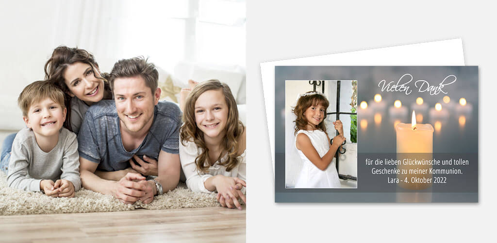 Dankeskarten Kommunion Dankeskarten Kommunion