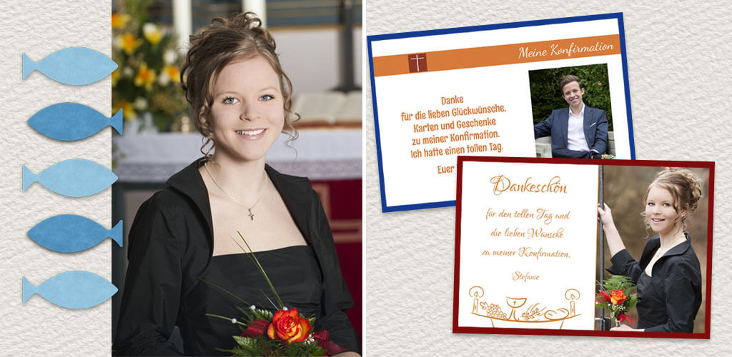 Dankeskarten Konfirmation Dankeskarten Konfirmation