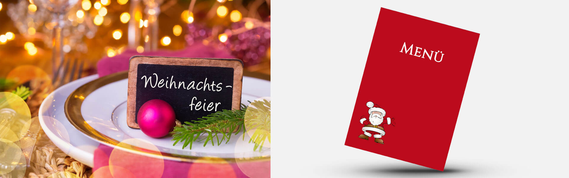Menükarten Weihnachten & Weihnachtsfeier Menükarten Weihnachten & Weihnachtsfeier